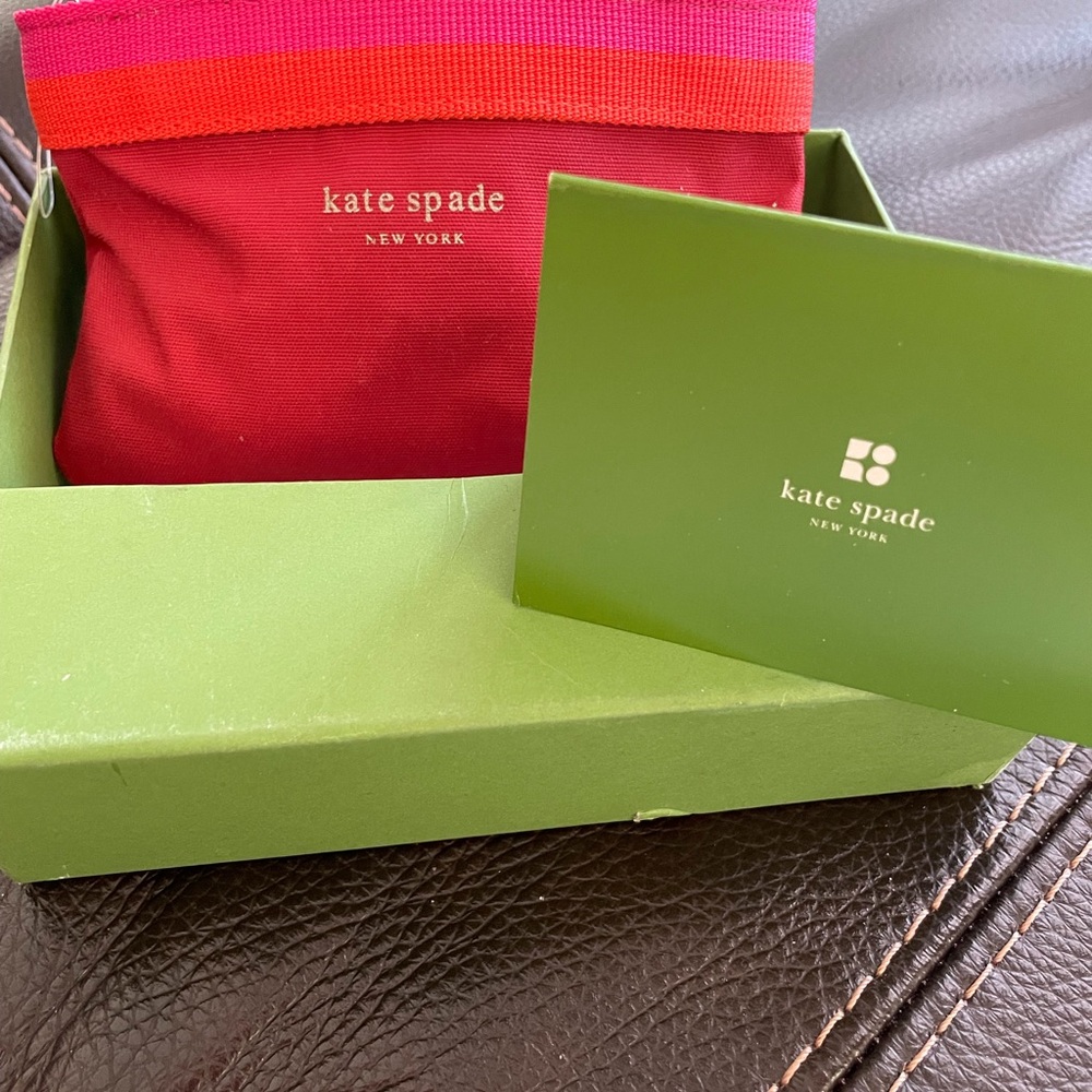 Kate Spade Vibrant Red and Pink Clutch